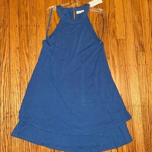 CREAM & sugar blue dress size medium nwt